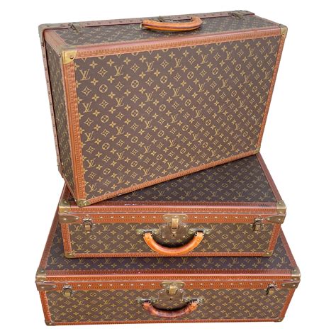 louis vuitton hard suitcase.